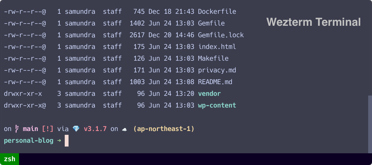 Wezterm Terminal Screenshot Wezterm Terminal Screenshot