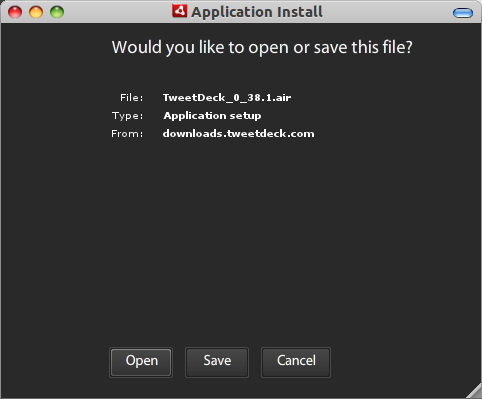 Open or Save TweetDeck - tweetdeck